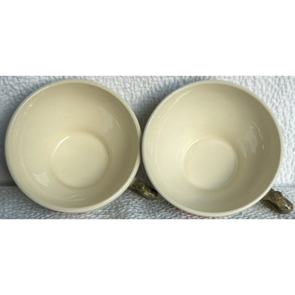 Franciscan Dinnerware (2) Desert Rose Coffee Cups  Made In USA Mark In Brown EUC - Picture 7 of 11